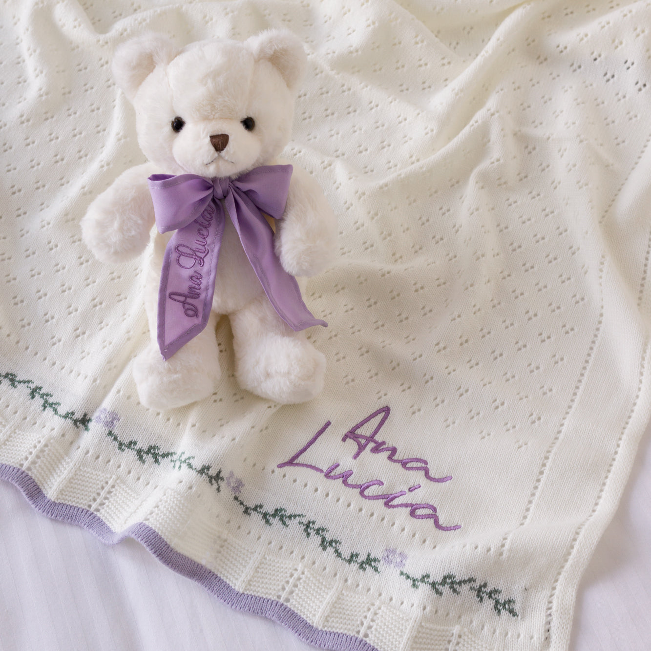 kit cobija camelia + osito robbin nuevo