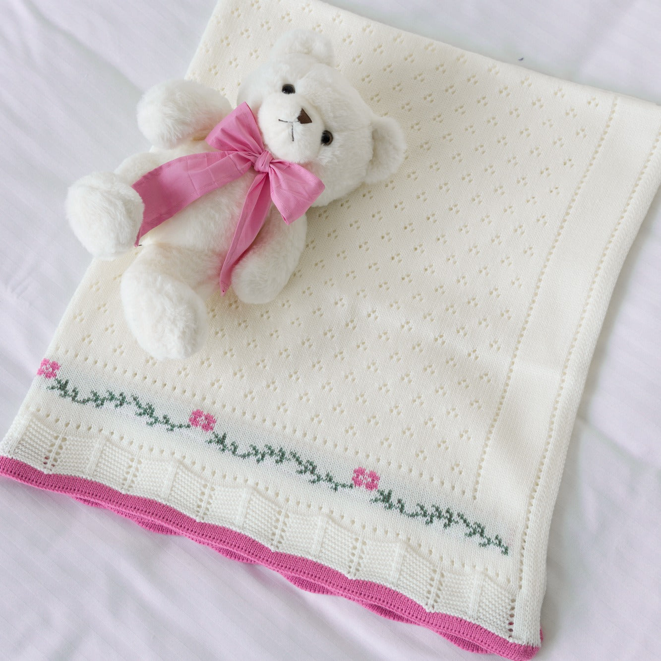 kit cobija camelia + osito robbin nuevo