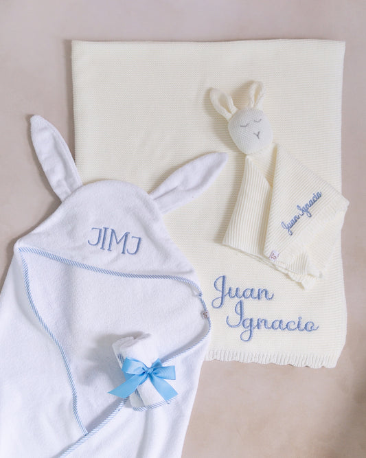 Set de Regalo Básicos para El Bebé con Trapito de Apego + Envío Gratis