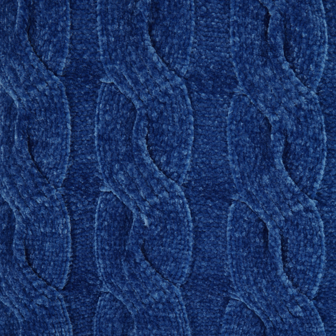 pie de cama frazada chenille trenza 110 x 150 cm