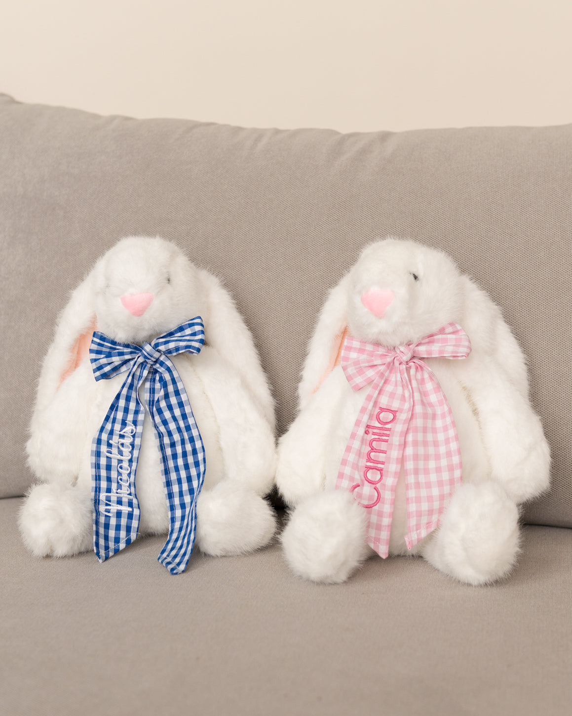 conejitos personalizado listón