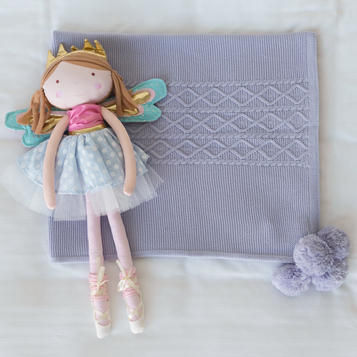 kit cobijita motas personalizada + bailarina o hada + envío gratis