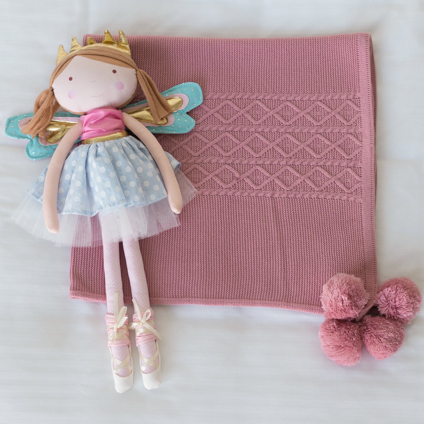 kit cobijita motas personalizada + bailarina o hada + envío gratis