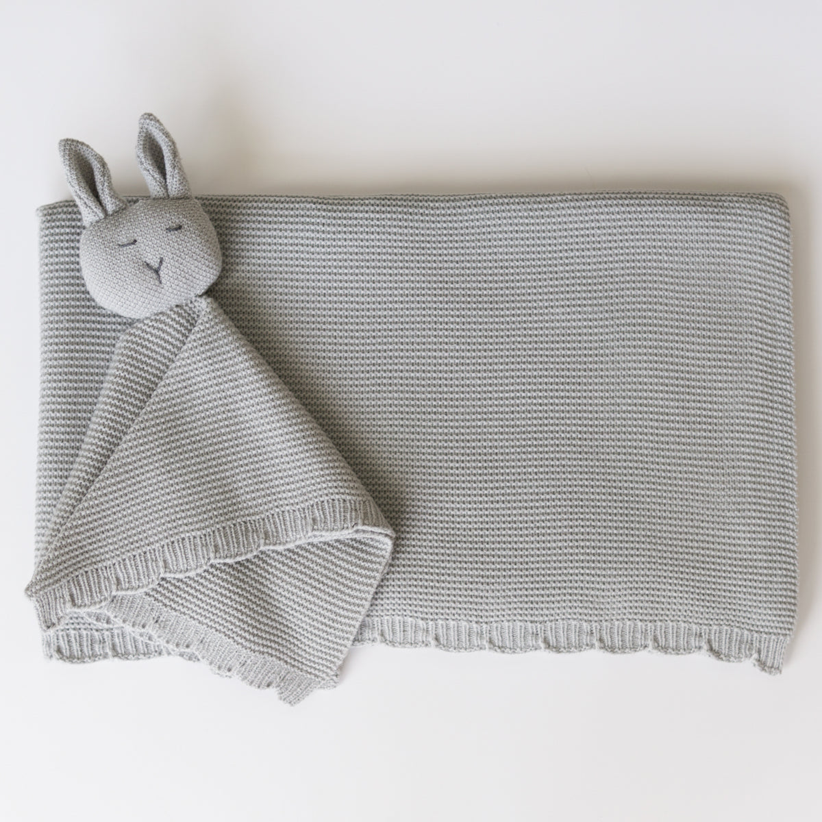 Cobijita Ondas Tejida con Trapito de Apego Tejido Niño