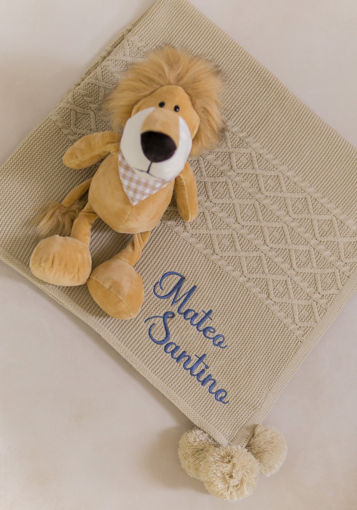 Kit Cobija Motas + Peluche Personalizado