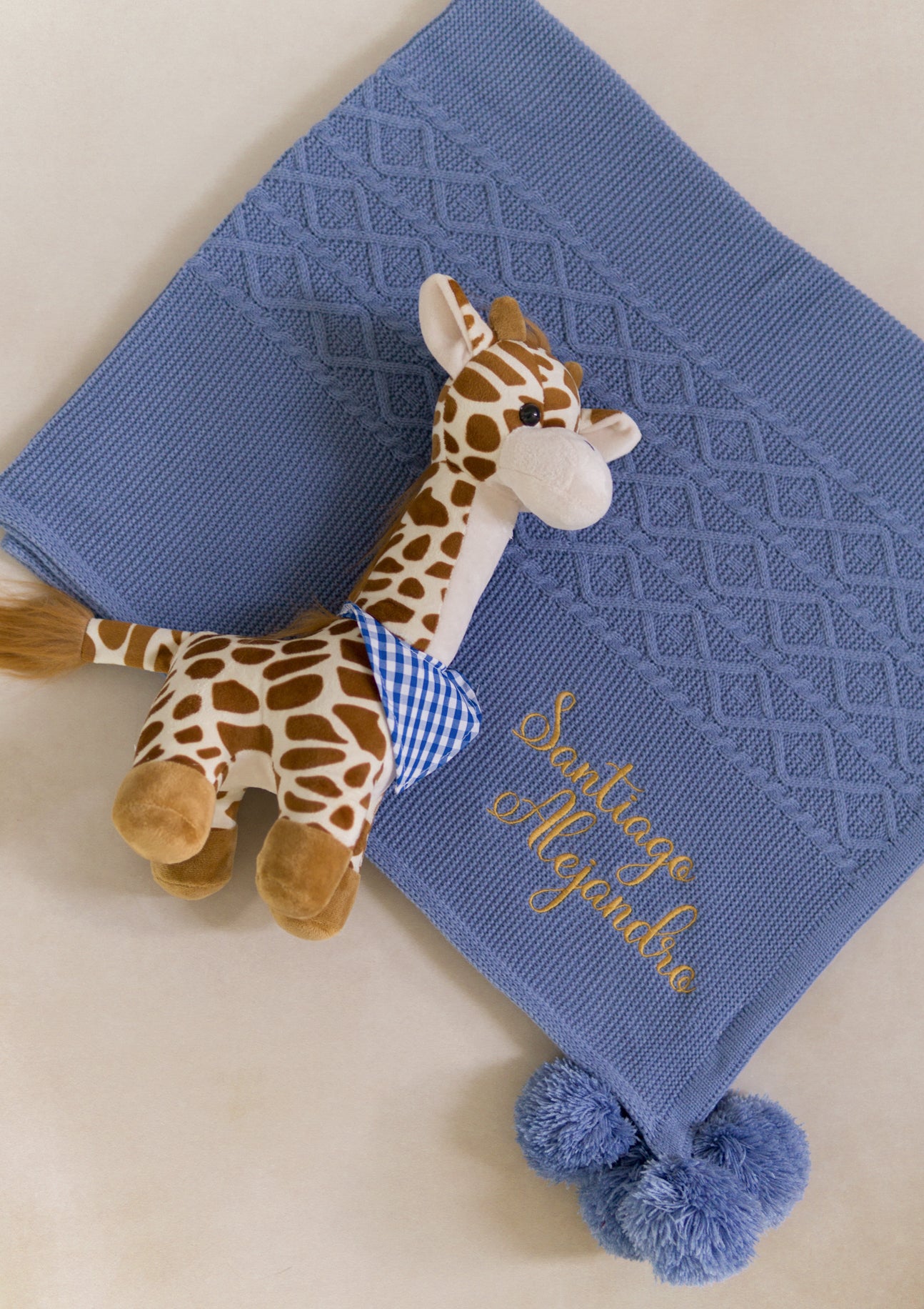 kit cobija motas + peluche personalizado + envio gratis