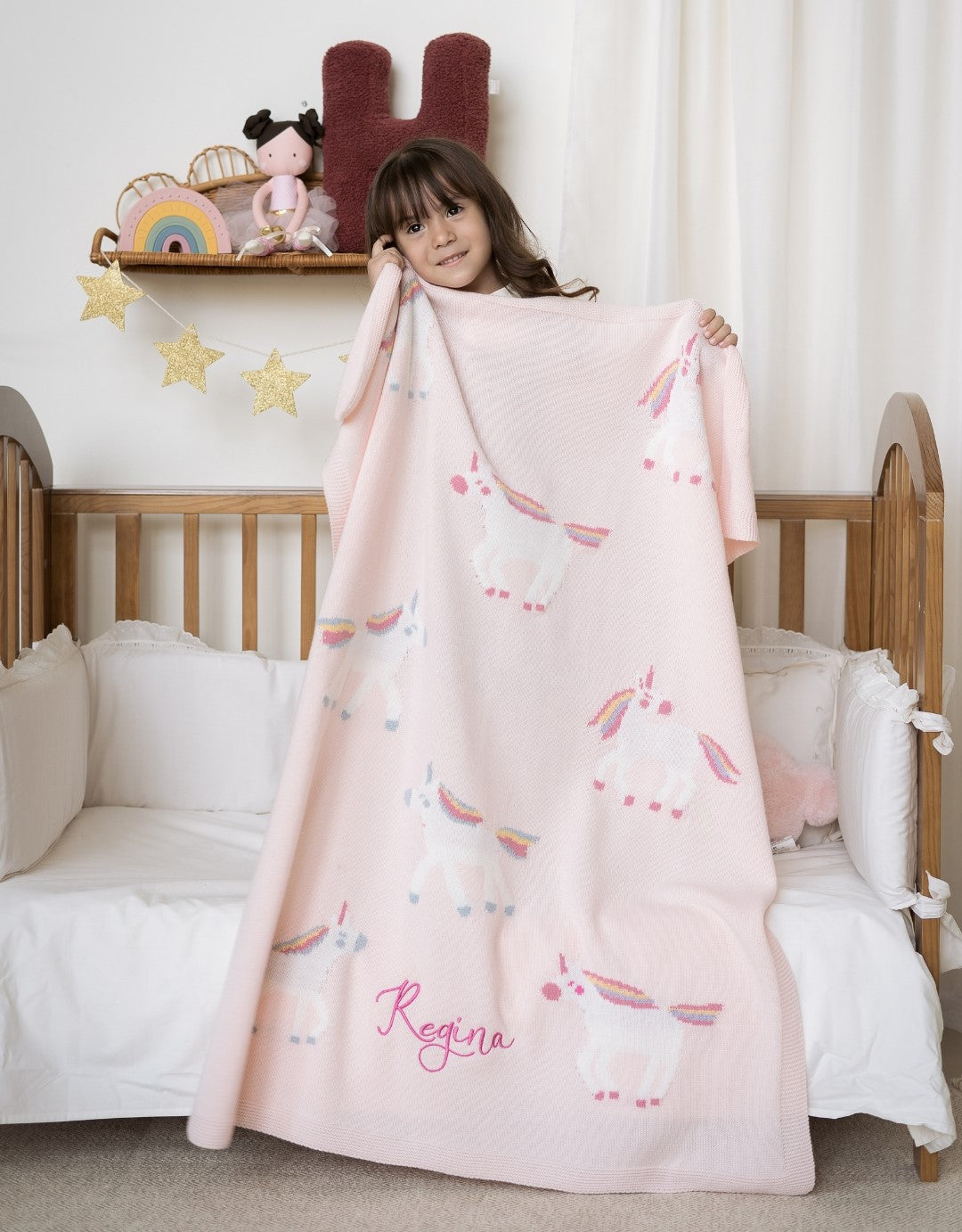 Cobijita Personalizada Unicornios