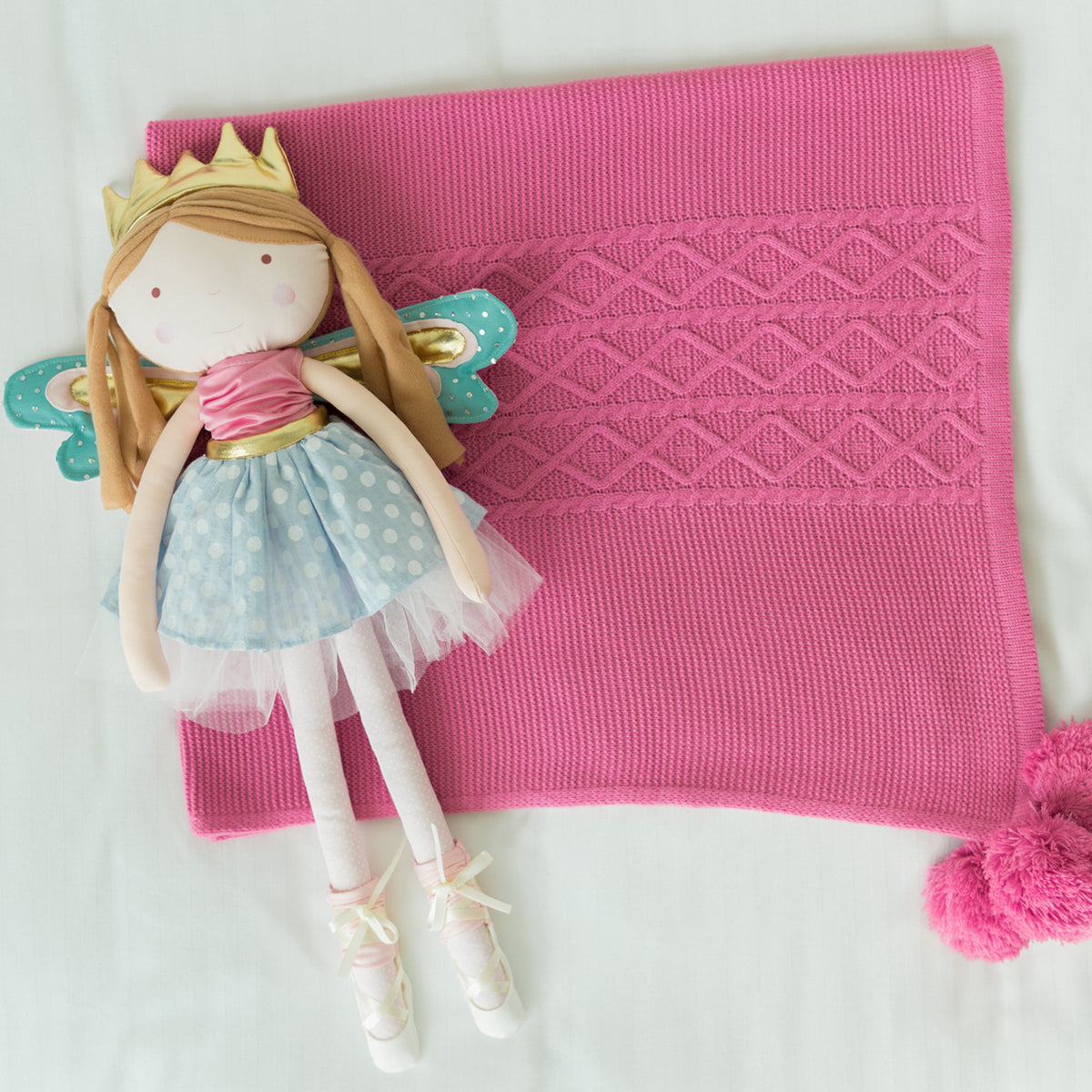 Kit Cobijita Motas Personalizada + Bailarina o Hada + Envío Gratis