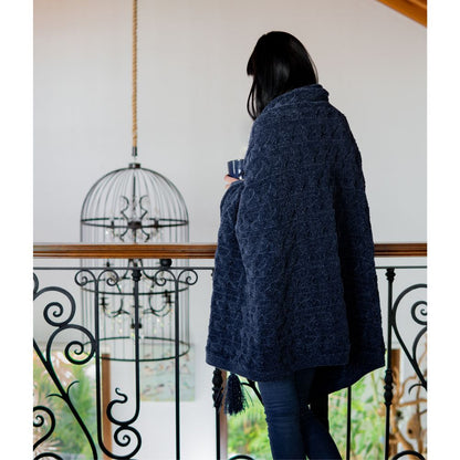Frazada Chenille Trenza 110 x 160 cm
