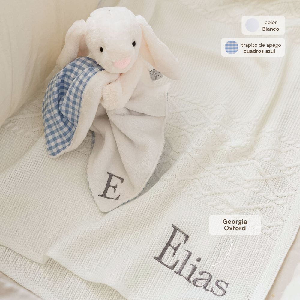 kit welcome baby trapito de apego + envío gratis