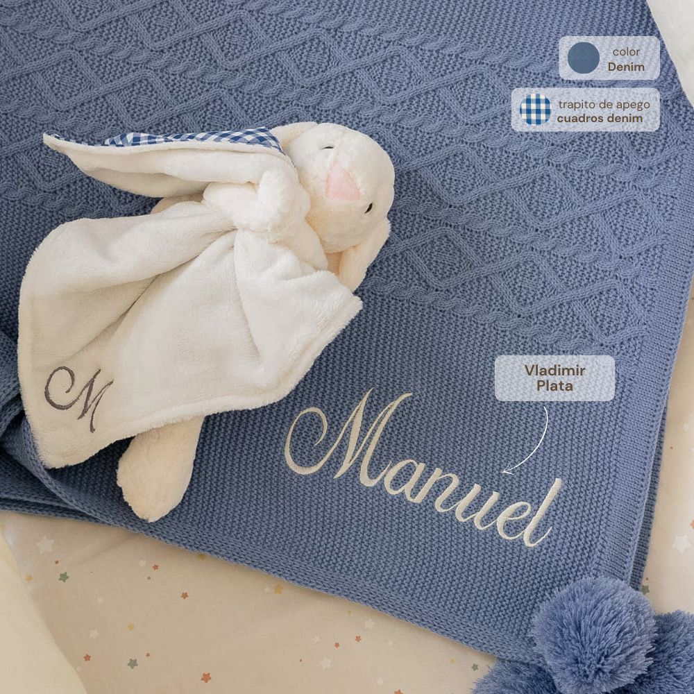 kit welcome baby trapito de apego + envío gratis