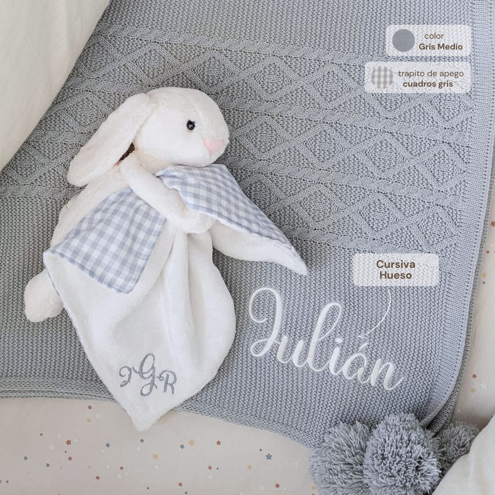 kit welcome baby trapito de apego + envío gratis