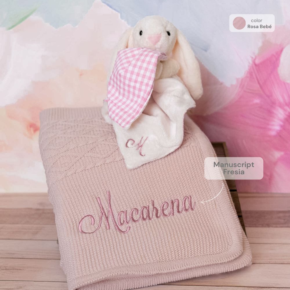 kit cobija polar + trapito de apego + envio gratis