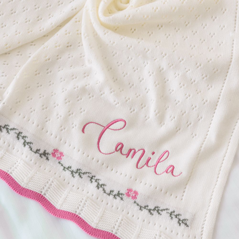 kit cobijita camelia + conejo personalizado