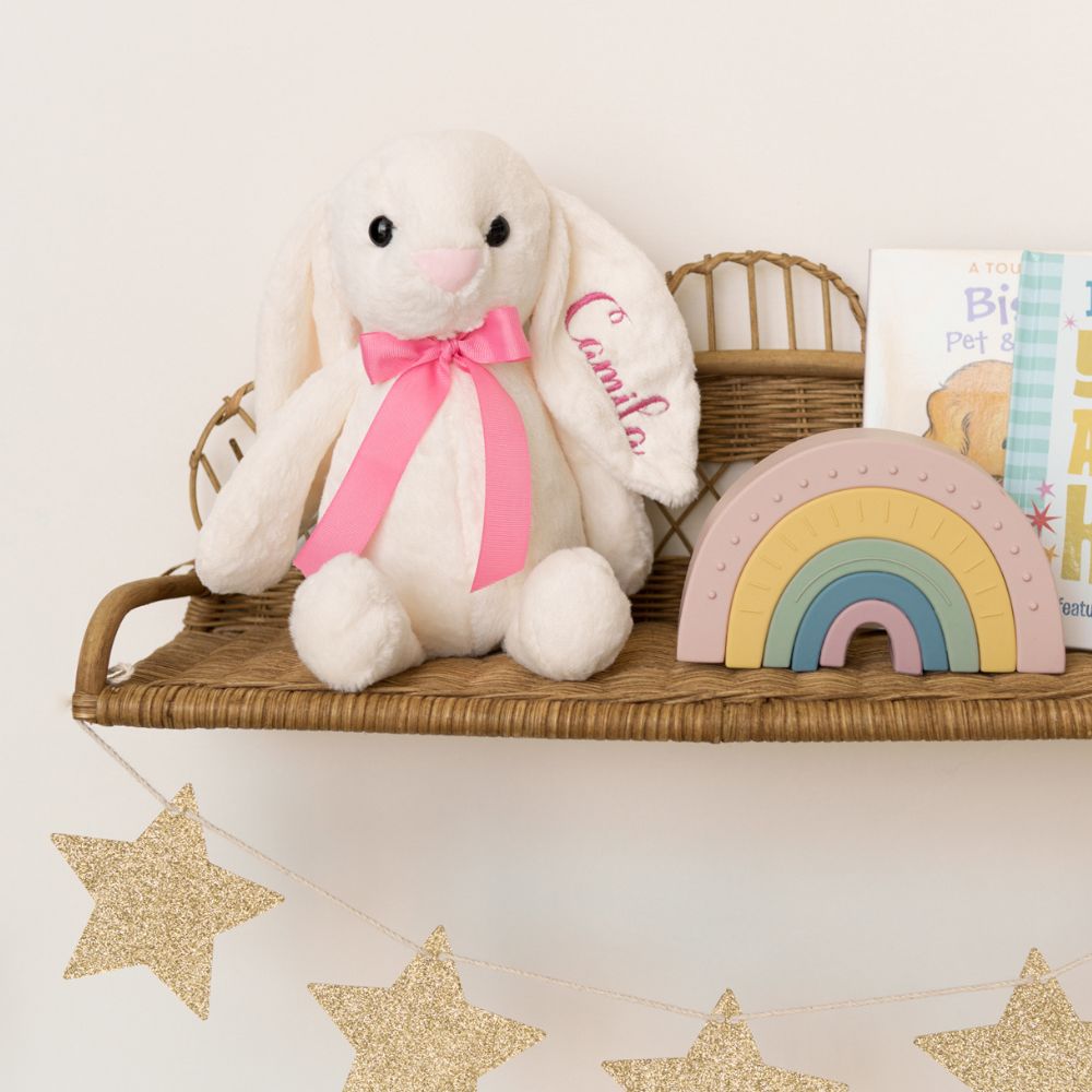 kit cobijita camelia + conejo personalizado