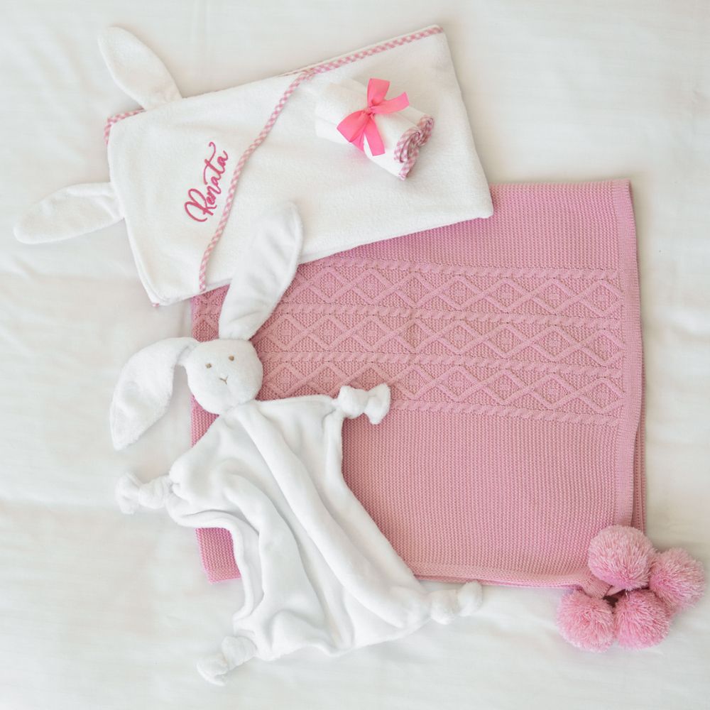 Set de Regalo Básicos para El Bebé con Trapito de Apego Polar + Envío Gratis