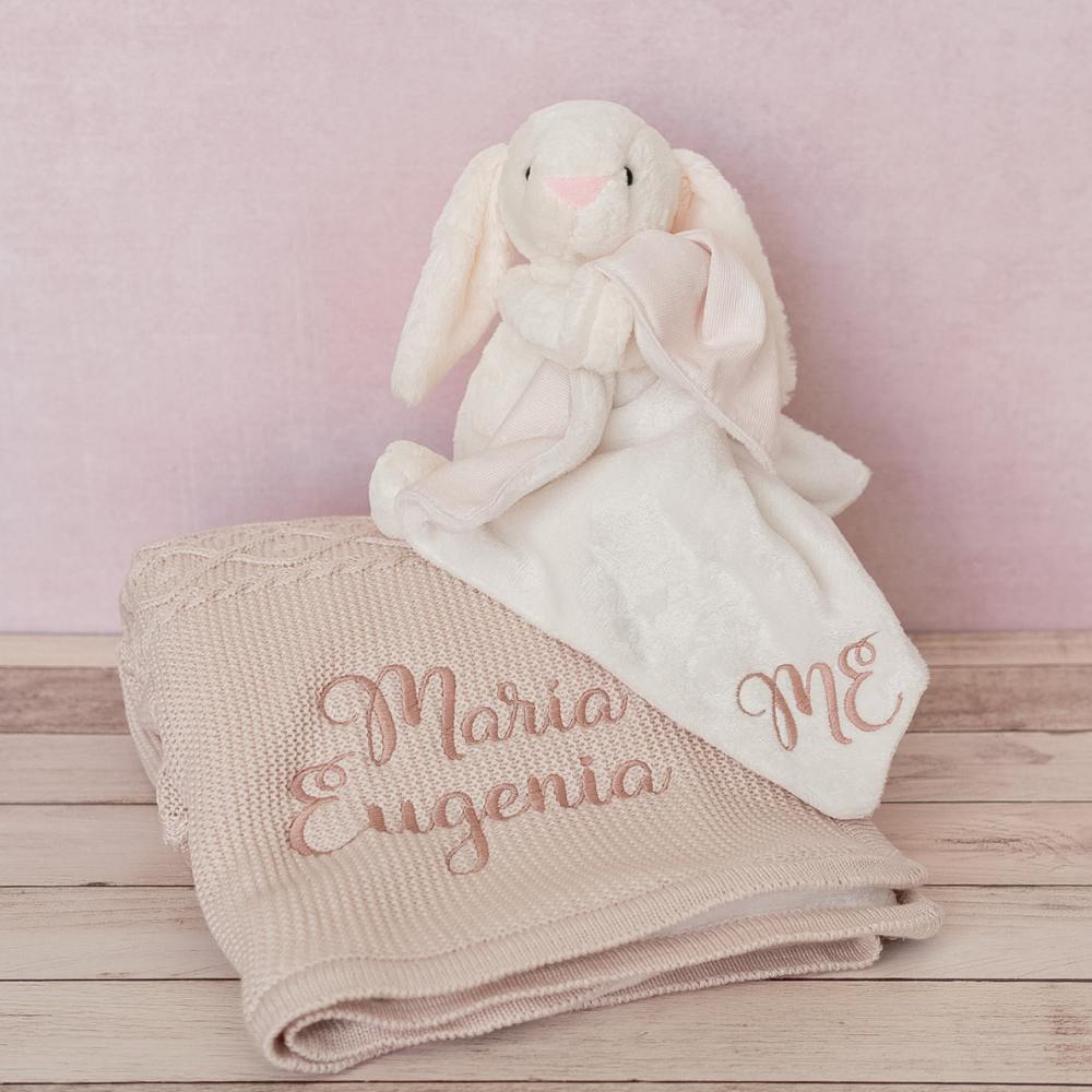 kit cobija polar + trapito de apego + envio gratis