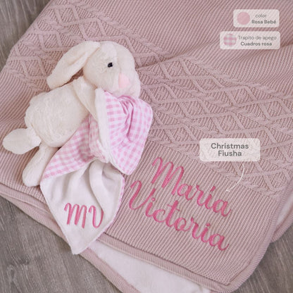 Kit Cobija Polar + Trapito de Apego + Envio Gratis