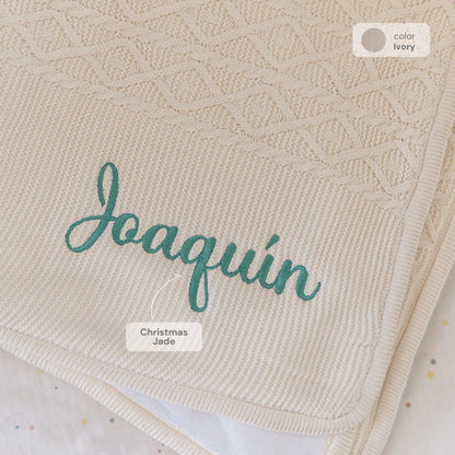 Cobija Trenza  con Polar Personalizada