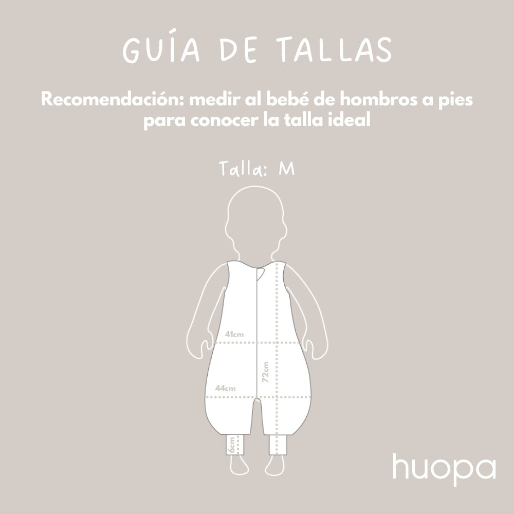 saquito para dormir de niños (con salida para pies)