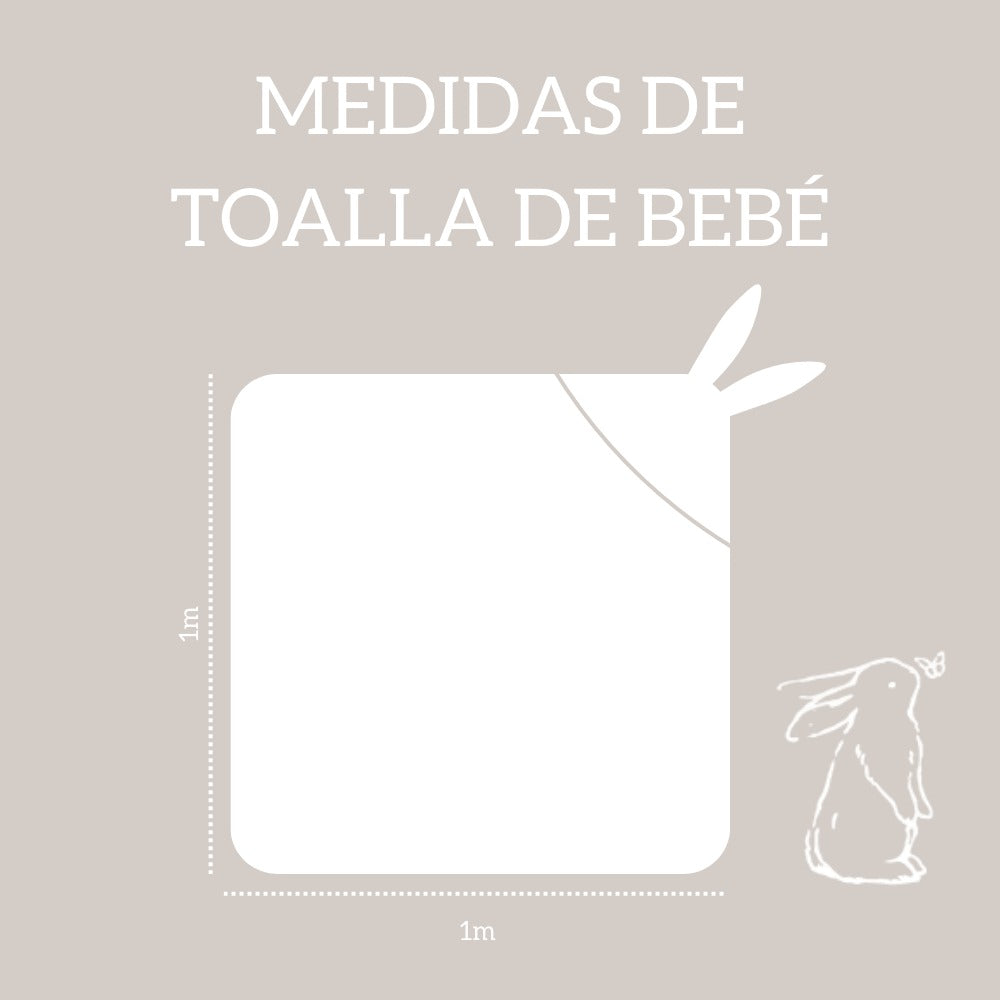 kit de toalla tipo capa con toallas faciales