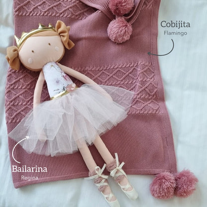 Kit Cobijita Motas Personalizada + Bailarina o Hada + Envío Gratis