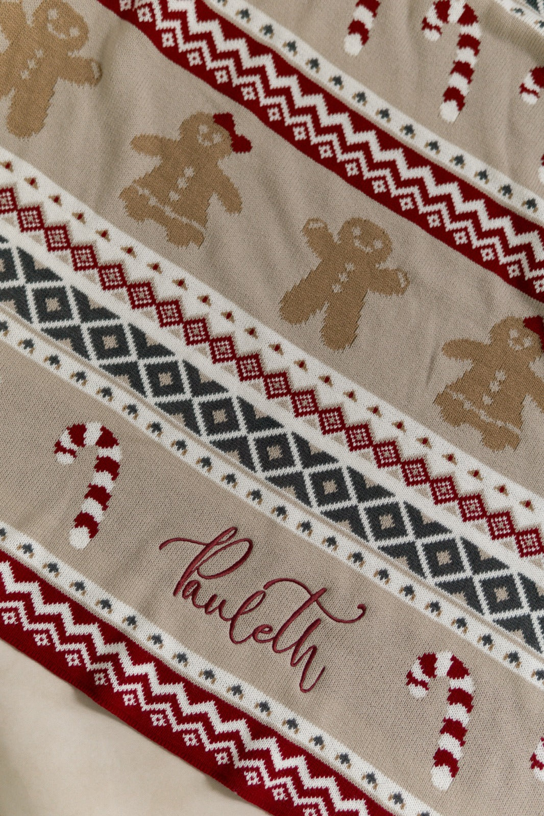 frazada galletas de jengibre