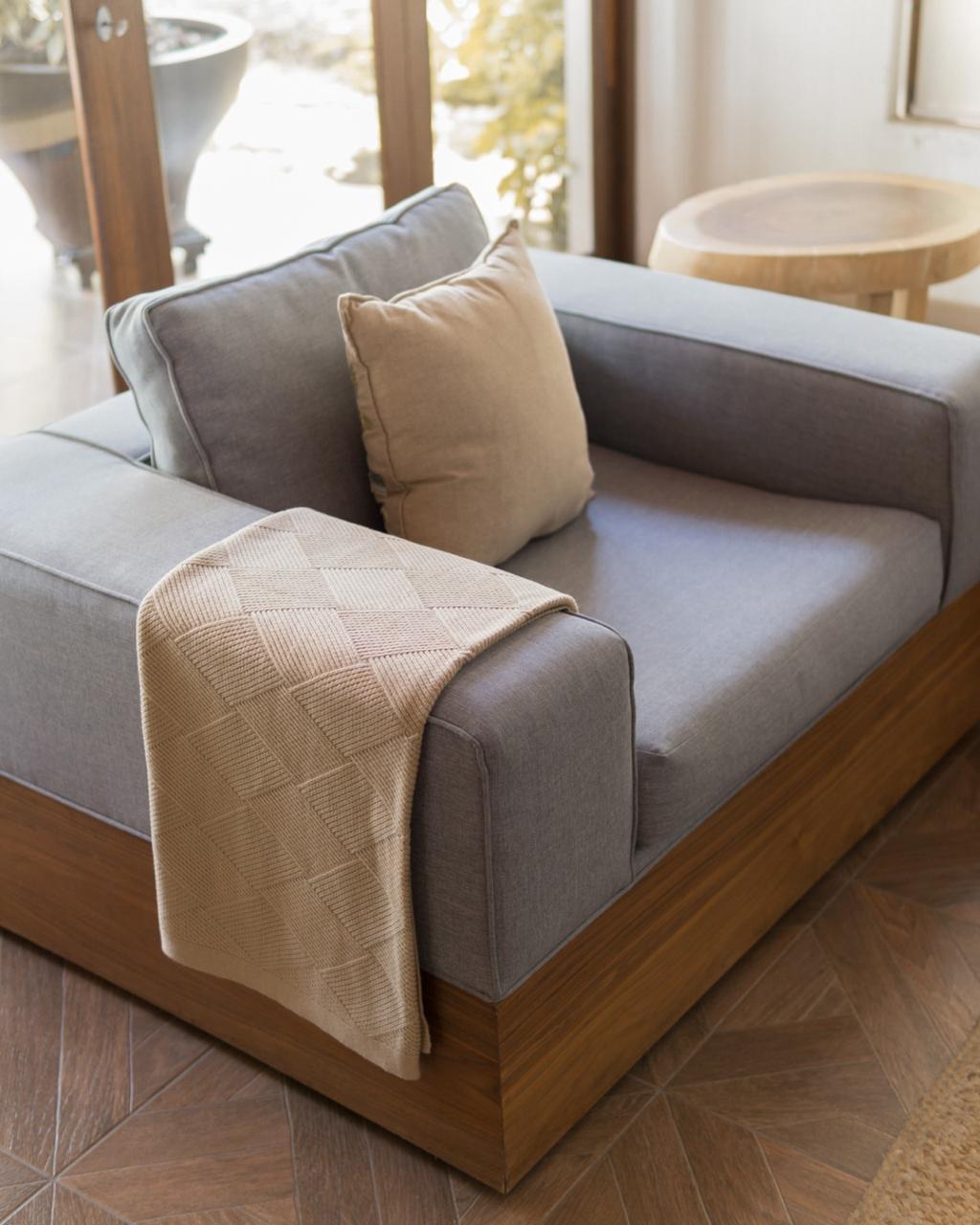Frazada Individual Rombos 110x150 cms