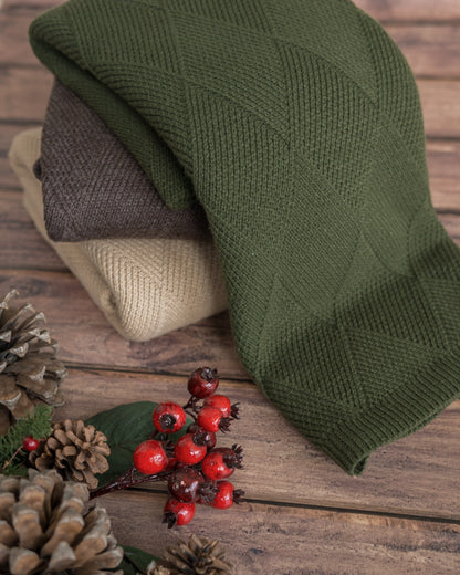 Frazada Rombos Navidad