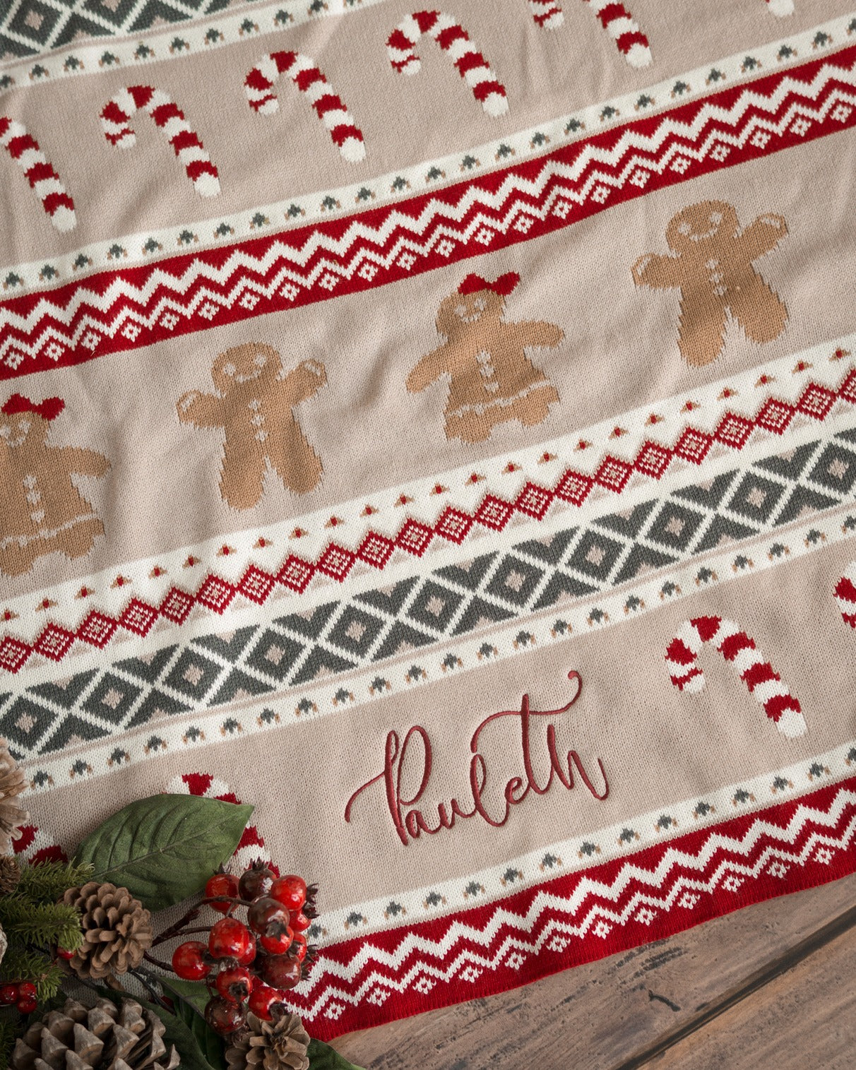 frazada galletas de jengibre