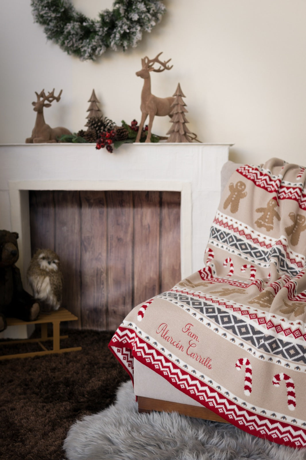 frazada galletas de jengibre