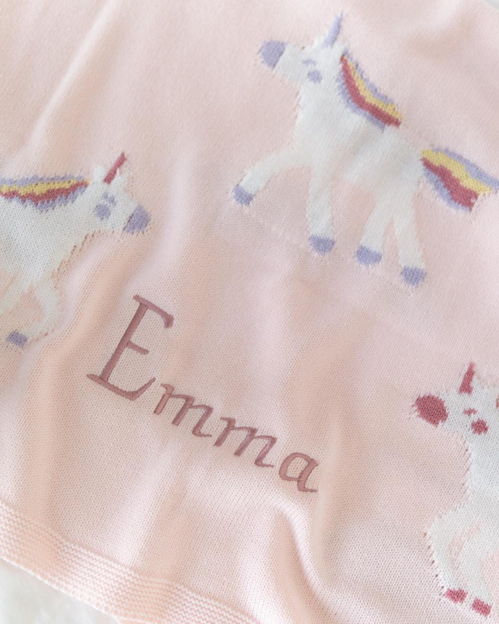 Cobijita Personalizada Unicornios
