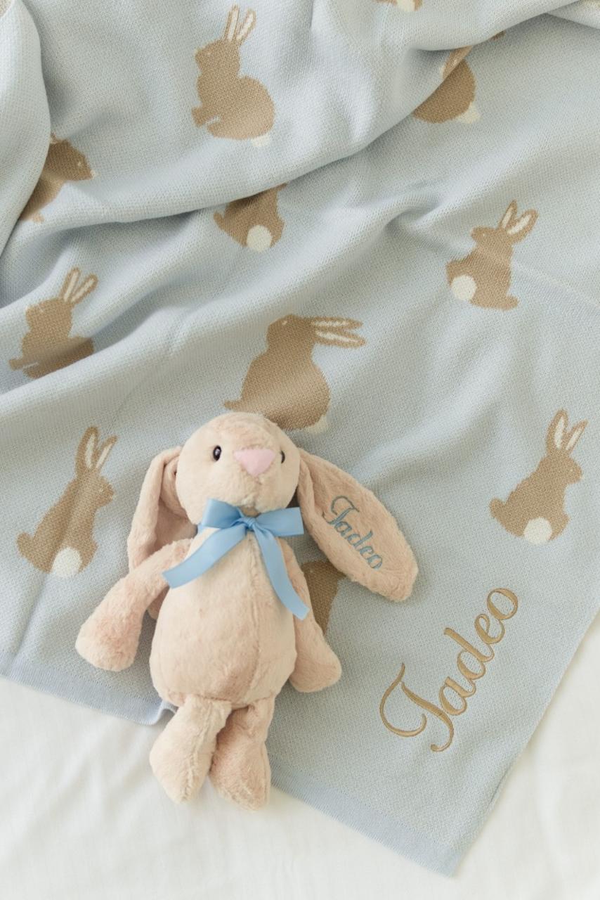 Set de Regalo Cobijita de Animalitos + Peluche Personalizado Varios Modelos
