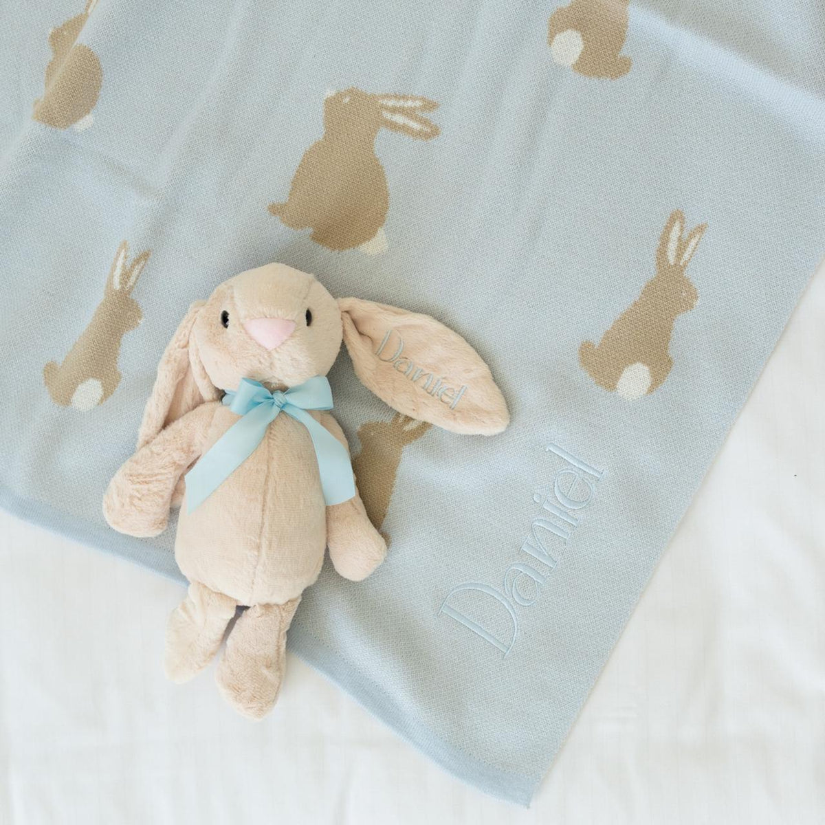 Set de Regalo Cobijita de Animalitos + Peluche Personalizado Varios Modelos