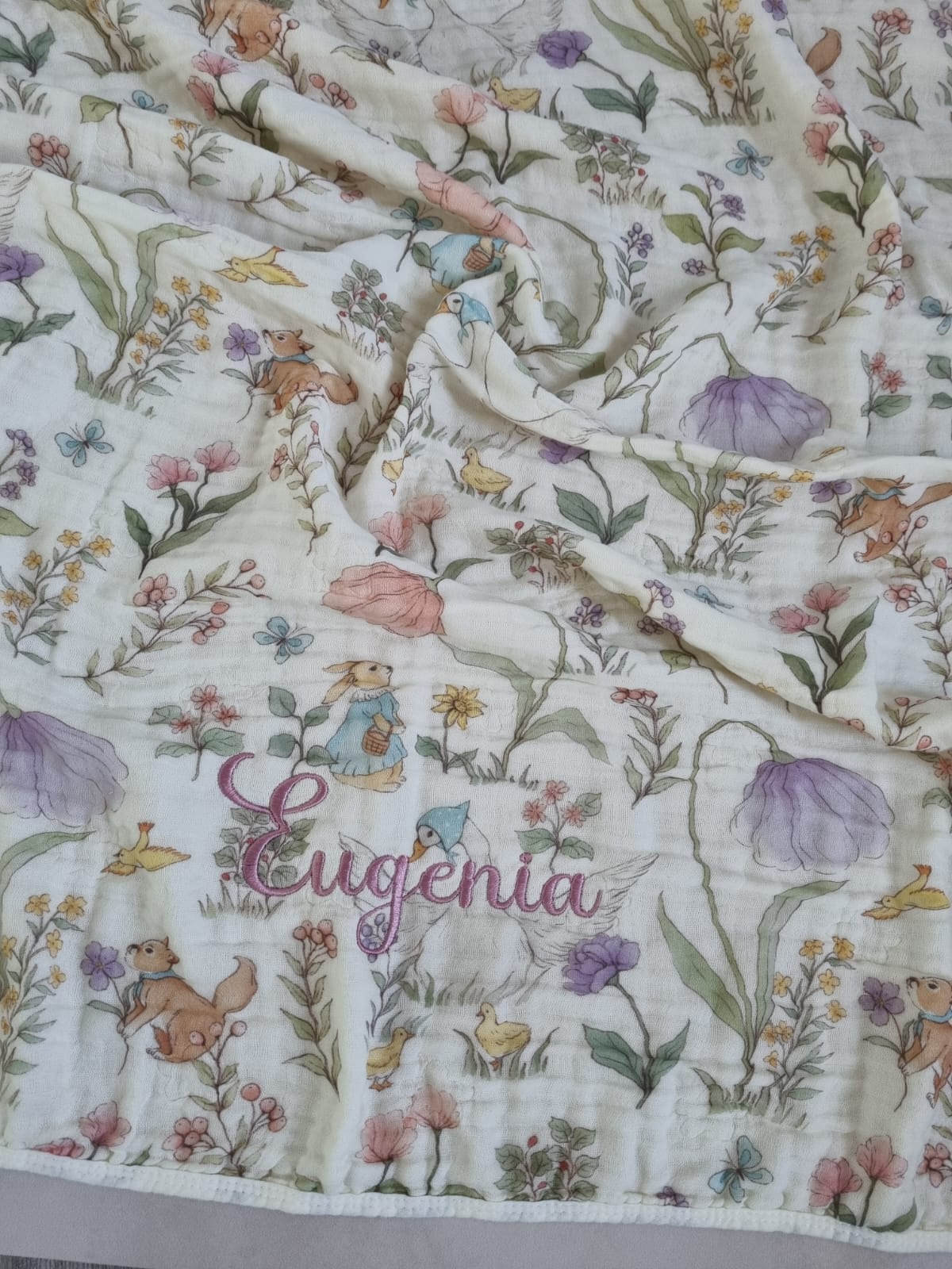 colchita muselina 6 capas bambú deluxe