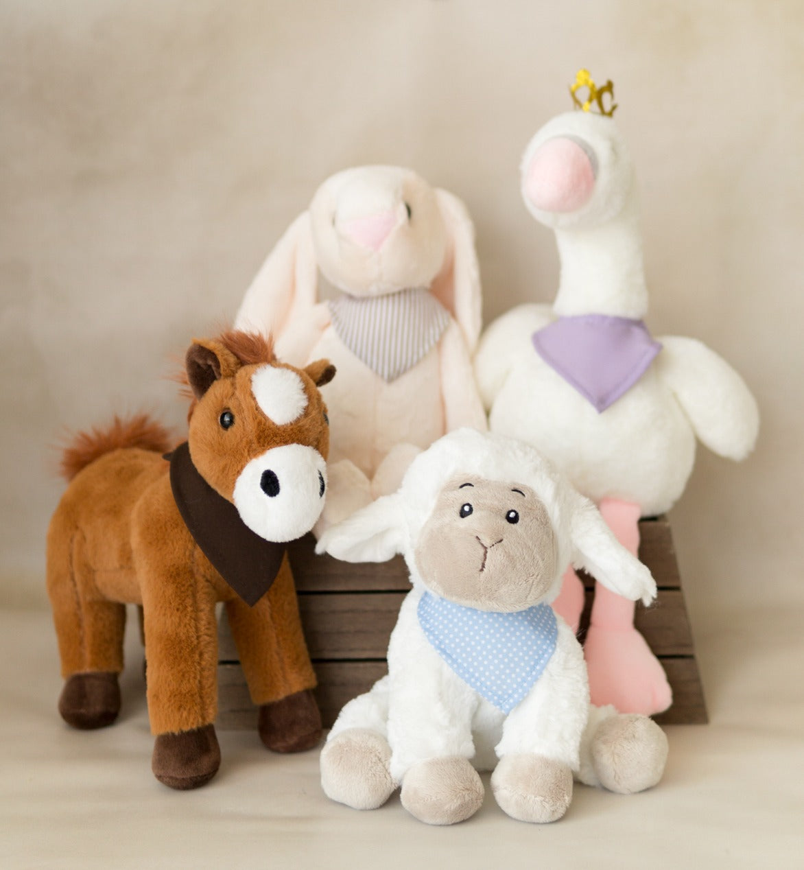 Amiguitos de la Granja Personalizado con Pañuelo