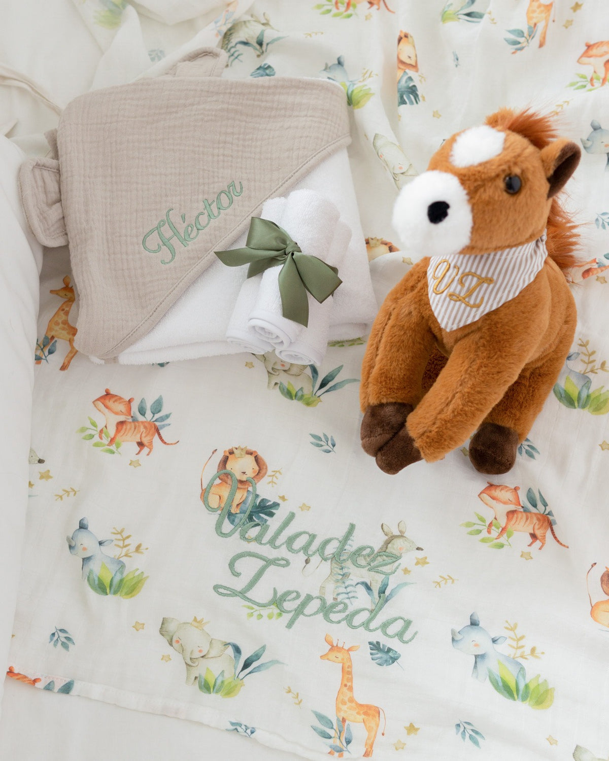 Amiguitos de la Granja Personalizado con Pañuelo