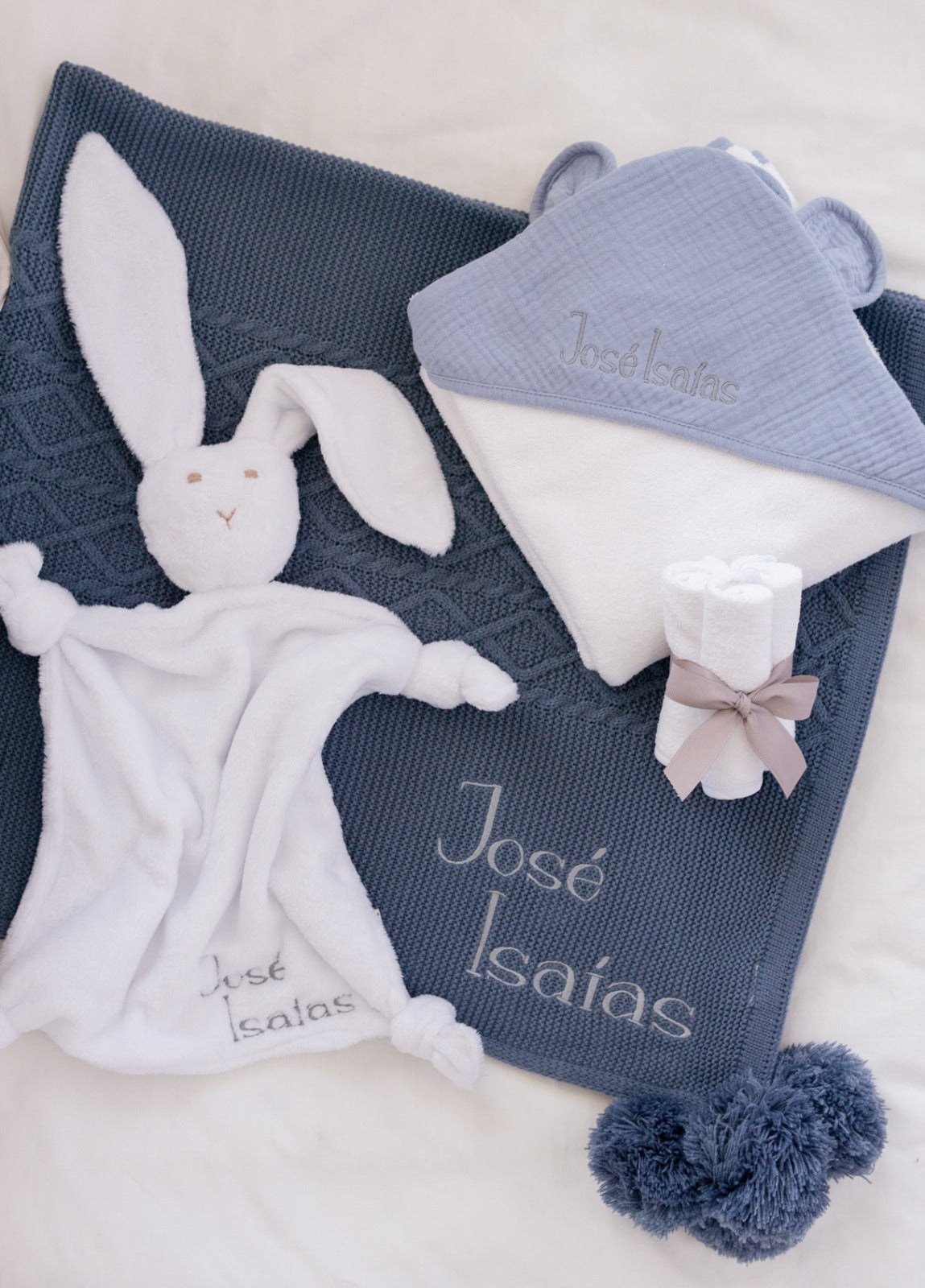 Set de Regalo Básicos para El Bebé con Trapito de Apego Polar + Envío Gratis