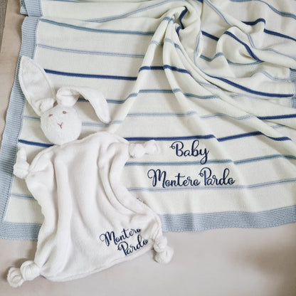 Kit Welcome Baby Rayas Niño + Trapito Apego Polar