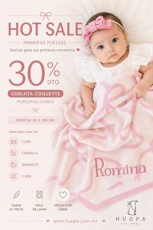 Cobijita Personalizada Coquette HS