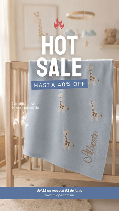 Cobijita Personalizada Jirafas HS