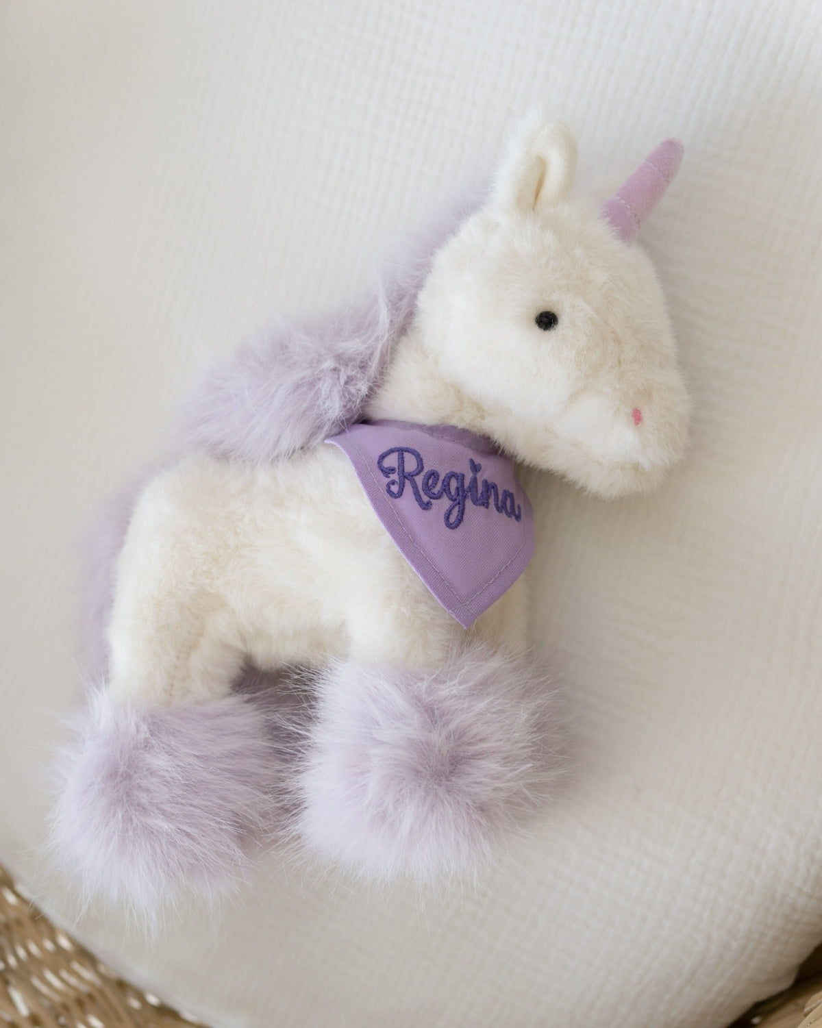 Rainbow el Unicornio Personalizado con Pañuelo