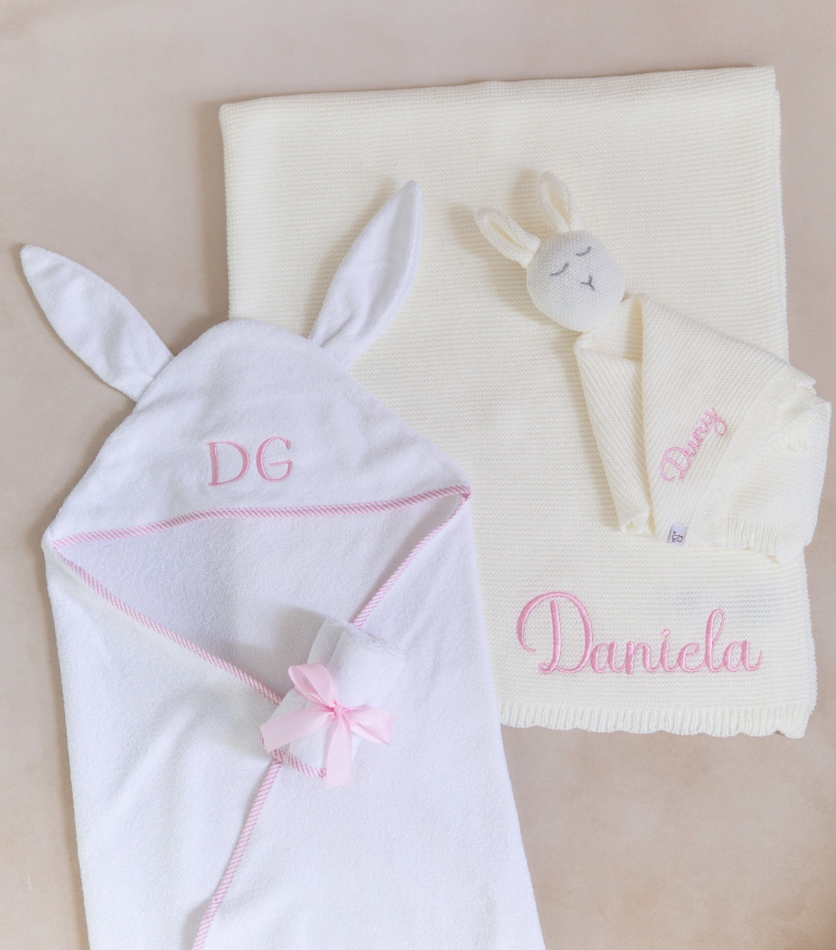 Set de Regalo Básicos para El Bebé Tejido + Envío Gratis