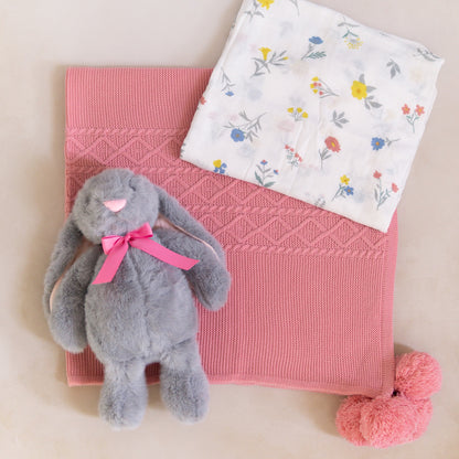 Set de Regalo Básicos para El Bebé con Conejo + Envío Gratis