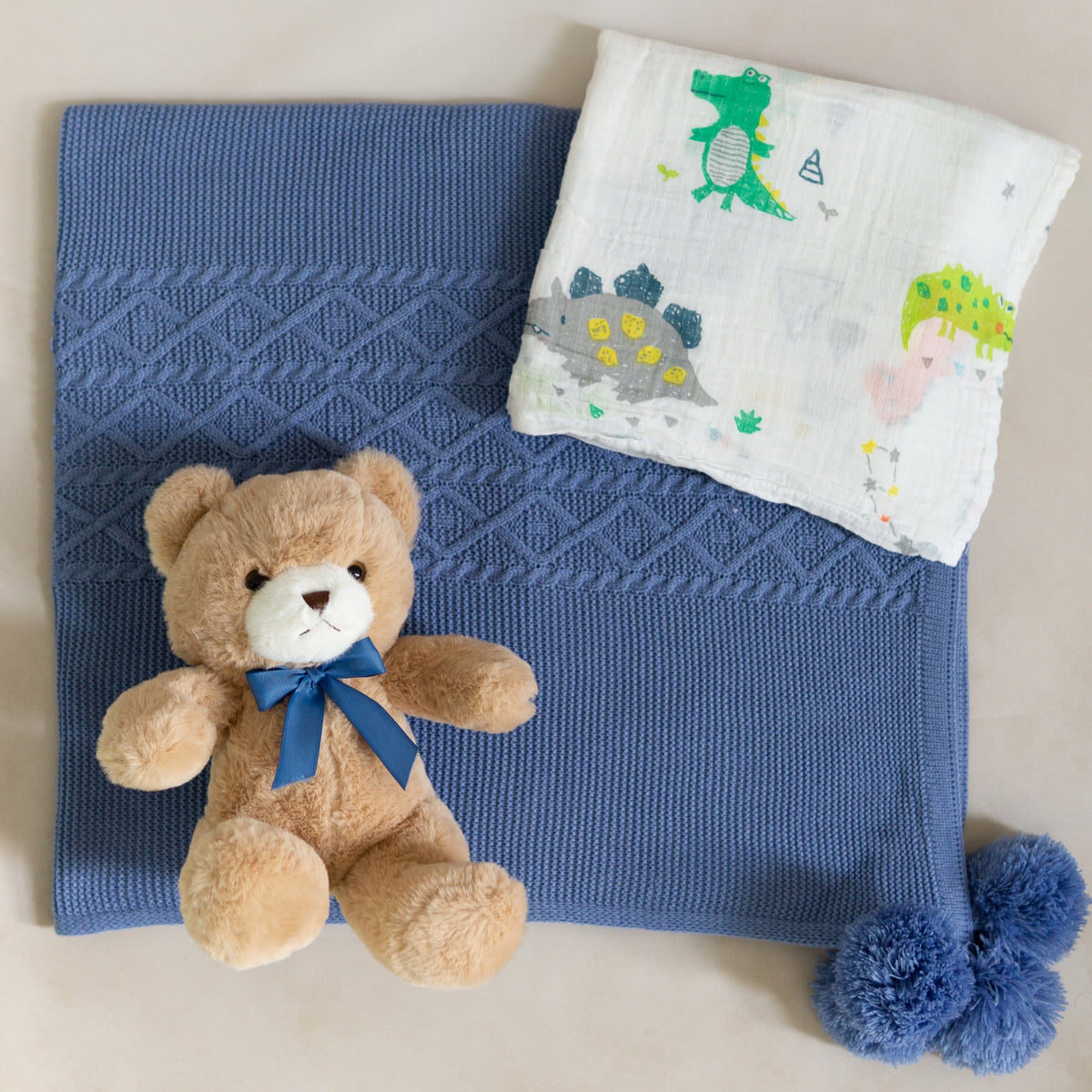 Set Regalo Cobita con Muselina y Osito+ Envío Gratis