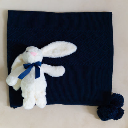 Set de Regalo Welcome Baby con Conejito Riley Hueso
