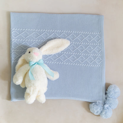 Set de Regalo Welcome Baby con Conejito Riley Hueso