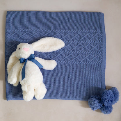 Set de Regalo Welcome Baby con Conejito Riley Hueso