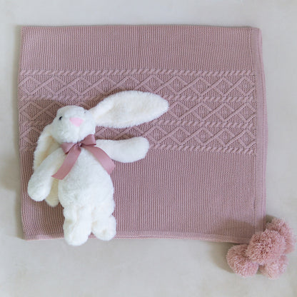 Set de Regalo Welcome Baby con Conejito Riley Hueso