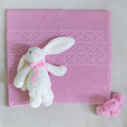 Set de Regalo Welcome Baby con Conejito Riley Hueso